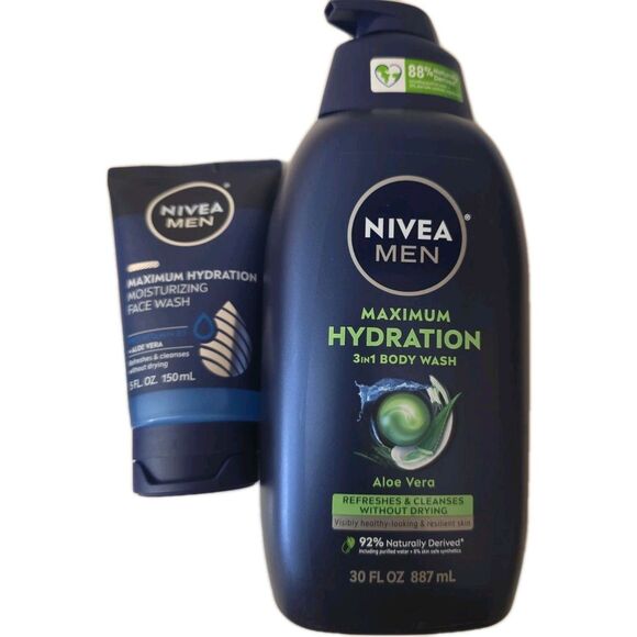 Nivea Men Body Wash Collection – 4 Unit Set (16.9oz & 30oz) Holiday Gift Bundle - Picture 2 of 7